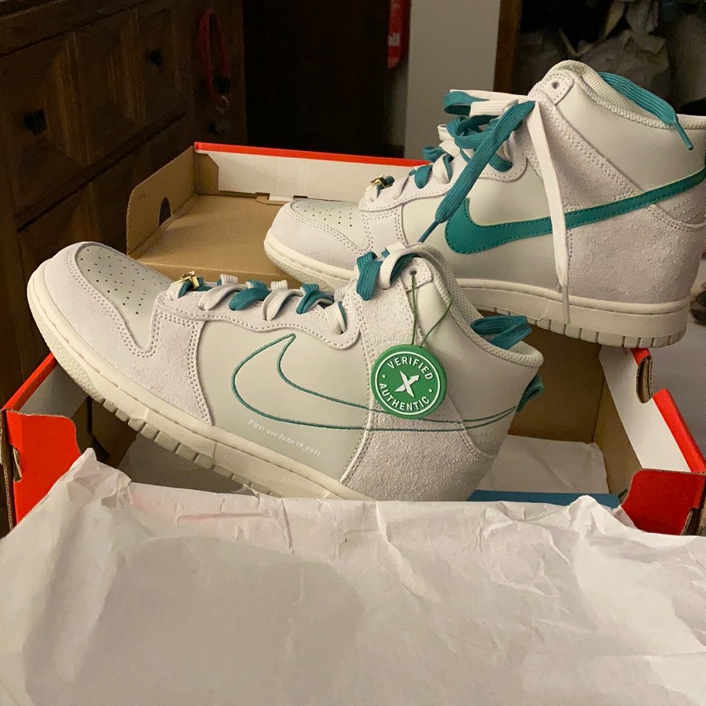 Nike Dunk High SE Big Kids First Use Sail (GS) 6.5